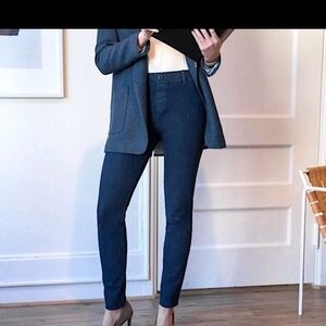 Betabrand Women's Skinny Jeans - Dark Blue